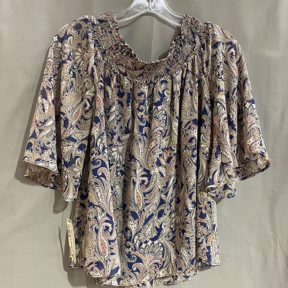 Sugar Lips paisley print blouse Size Extra Small TG2079